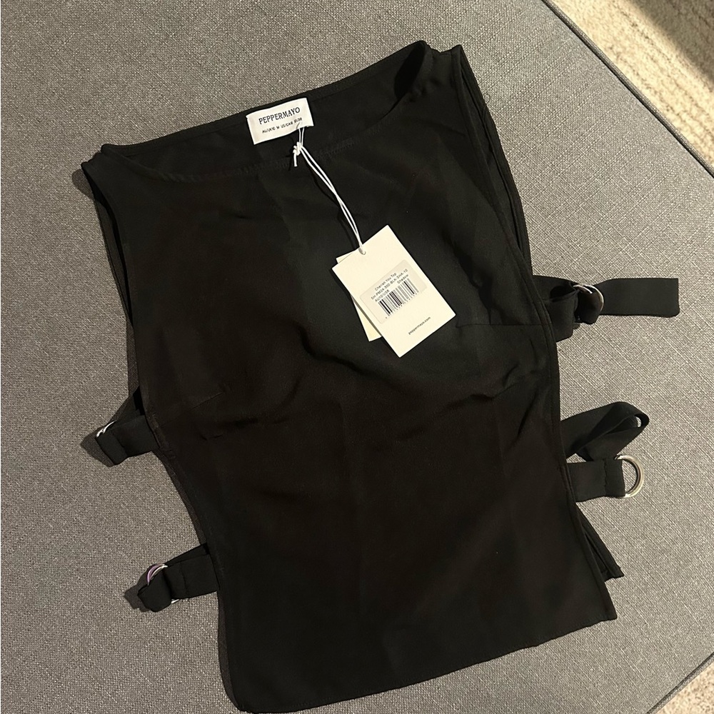Peppermayo Cherish You Buckle Top NWT